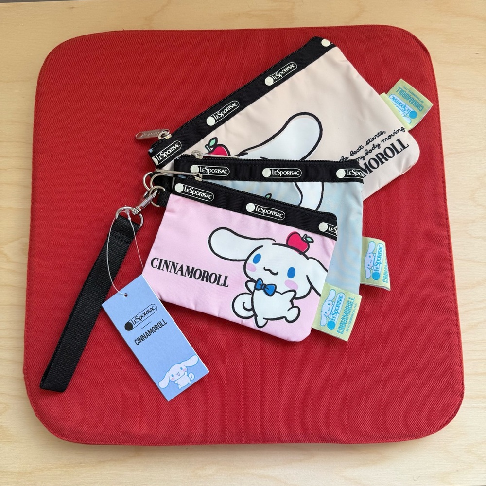 LeSportsac Cinnamoroll Multi Pouch Wristlet – Multicolor
